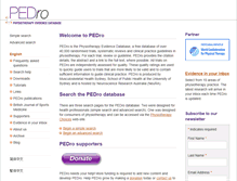 Tablet Screenshot of pedro.org.au